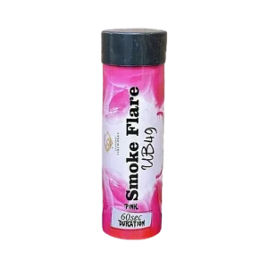 Pink Smoke Flare 60 Seconds