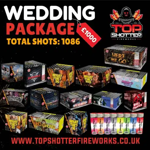 £1000 Wedding Pacakage by Top Shotter Fireworks