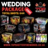 Image of the Majestic Wedding Fireworks Package by Top Shotter Fireworks, showcasing the package which is priced at £500 and includes 644 shots.