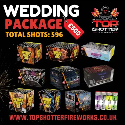 £500 Wedding Pacakage by Top Shotter Fireworks