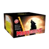 Moonshine 121 Shot F3 Barrage by Gemstone Fireworks – a powerful 1.3G firework inspired by the howl of the wolf, new for 2025.