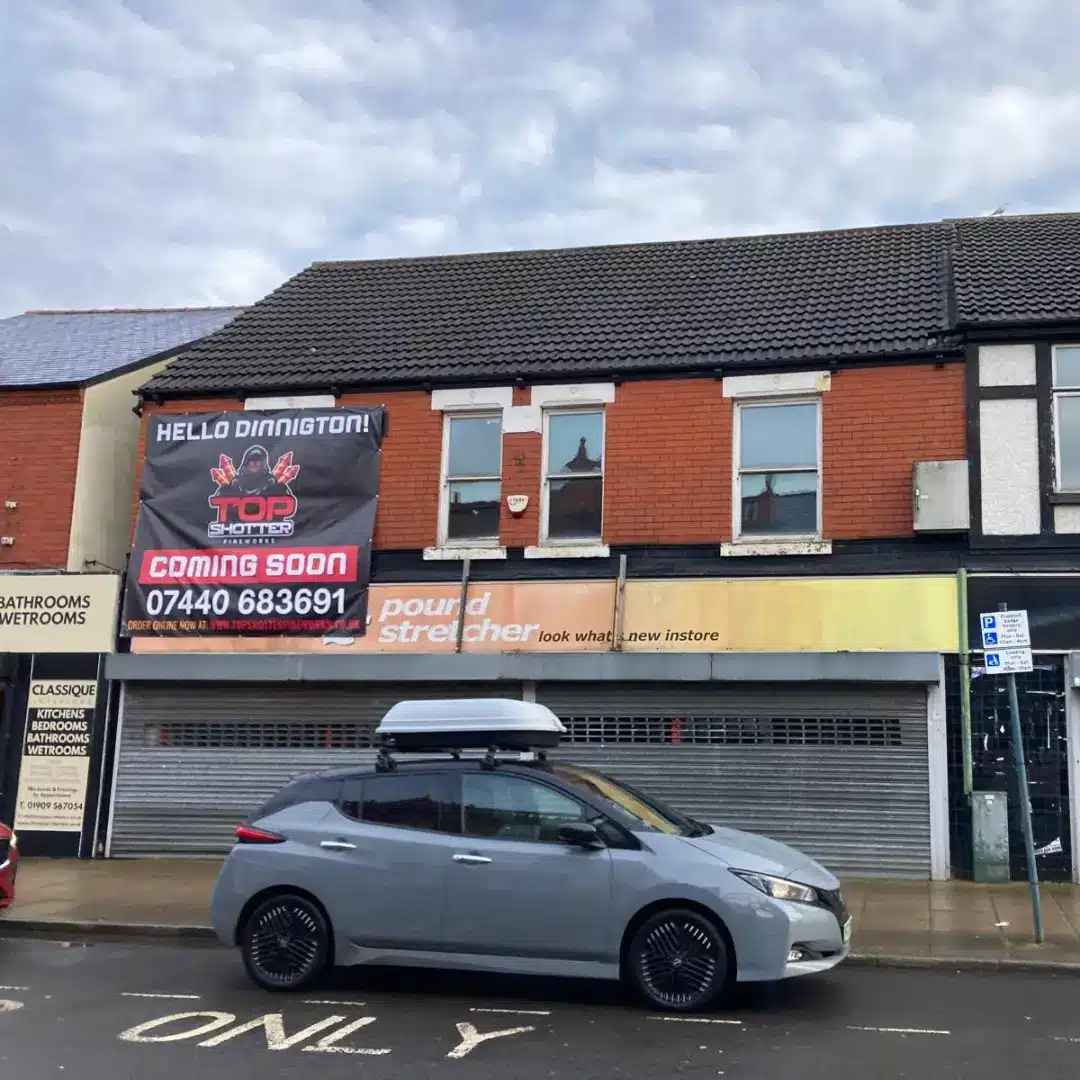 Top Shotter Fireworks Sheffield Shop Front