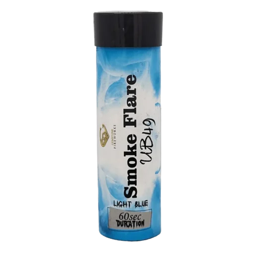 Light Blue Smoke Flare UB49 By Gemstone Fireworks