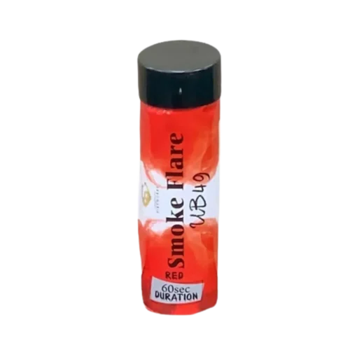 Red Smoke Flare 60 Seconds UB49 By Gemstone Fireworks