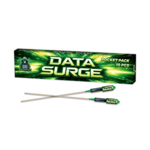 Data Surge Rockets By Encrypted Fireworks