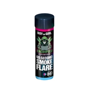 Gender Reveal Pink Smoke Flare 60 Seconds By Encrypted Fireworks