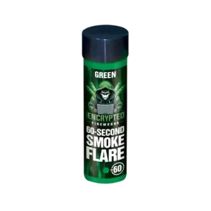 Green Smoke Flare 60 Seconds By Encrypted Fireworks