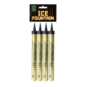 Ice Fountain 60 Seconds Gold By Encrypted Fireworks 4 Pack