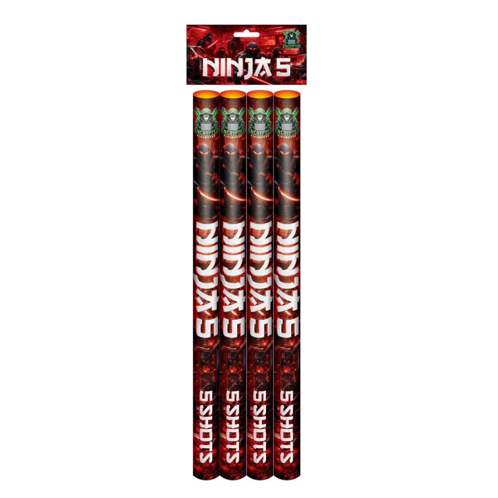 Ninja 5 By Encrypted Fireworks Roman Candles