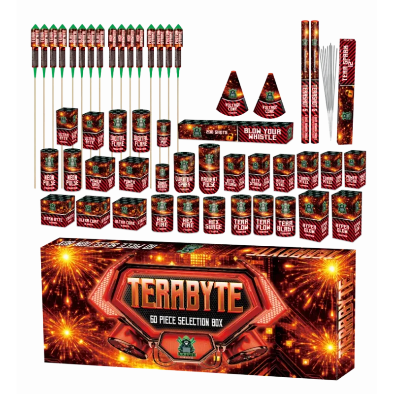 Terabyte By Encrypted Fireworks 60 Piece Selection Box