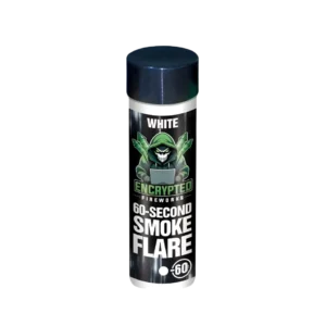 White Smoke Flare 60 Seconds By Encrypted Fireworks