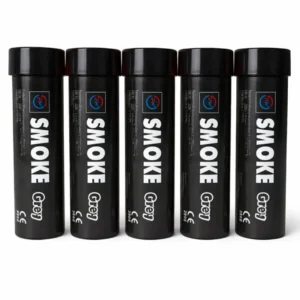 Grey Smoke Flare 5 Pack Black Smoke Flare