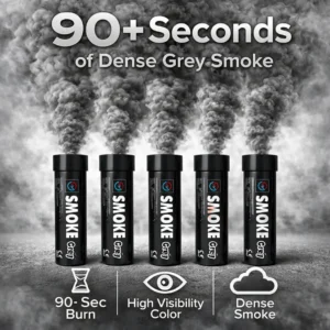 Grey Smoke Flare 5 Pack Information