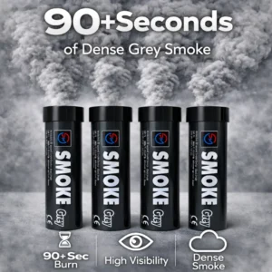 Grey Smoke Flare 4 Pack Information