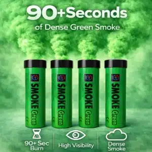Green Smoke Flare 4 Pack Information