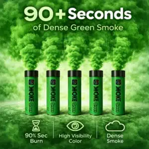 Green Smoke Flare 5 Pack Information
