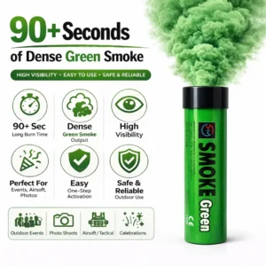 Green Smoke Flare 90 Second Information UK