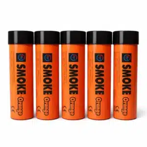 Orange Smoke Flare 5 Pack