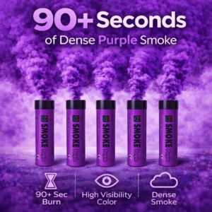 Purple Smoke Flare 5 Pack Information