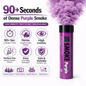Purple Smoke Flare 90 Second Information