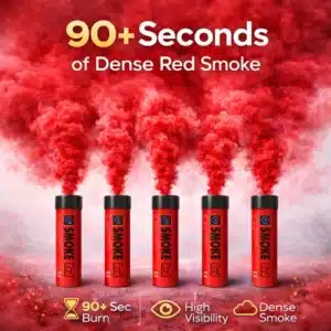 Red Smoke Flare 5 Pack Information