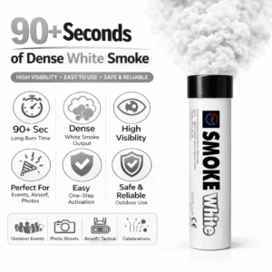 White Smoke Flare 90 Seconds Information