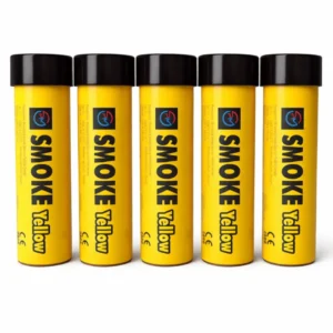 Yellow Smoke Flare 5 Pack