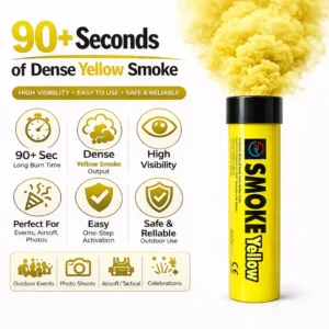 Yellow Smoke Flare 90 Seconds Information UK