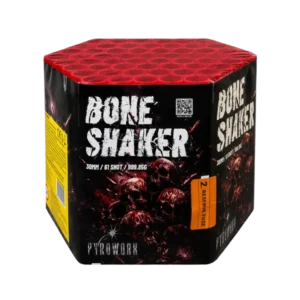 Bone Shaker By Pyroworx 30mm barrage packaging